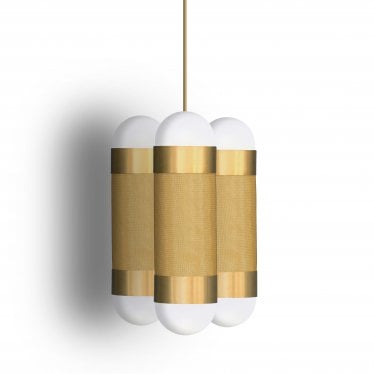 LOOM Cluster Light - Brushed Brass