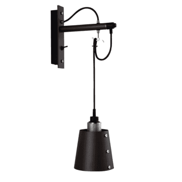 Hooked Wall Light - Small - Graphite