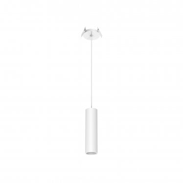 1901 Pendant Semi Recessed Mounted - All White