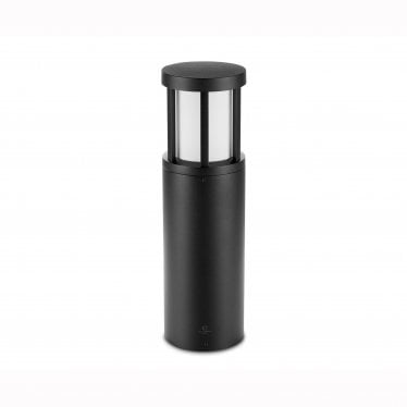 BOL200 500mm 23W Midi Bollard - Black - Straight to Mains