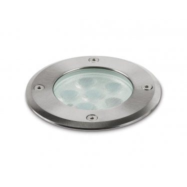 GL045 8W Walk Over Ground Light - Stainless Steel - Straight to Mains