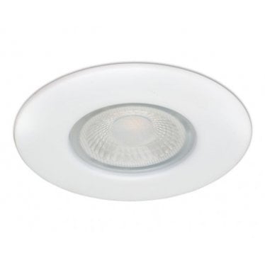 H2 Lite Fixed Downlight - Matt White (includes bezel)