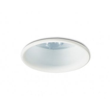 H5 Trimless, Dimmable, Fire-Rated, Plaster In, LED Downlight - White