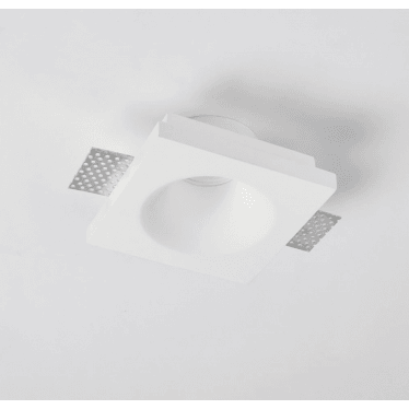 Brisbane Single Trimless Fixed GU10 Downlight - Plaster