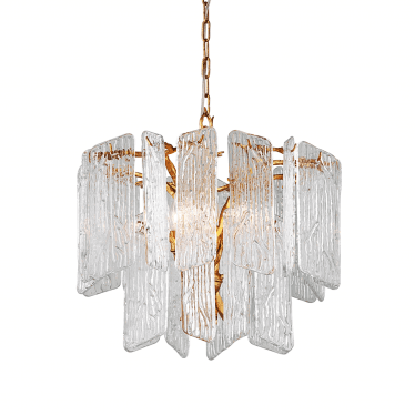 Piemonte 4 Light Chandelier - Royal Gold