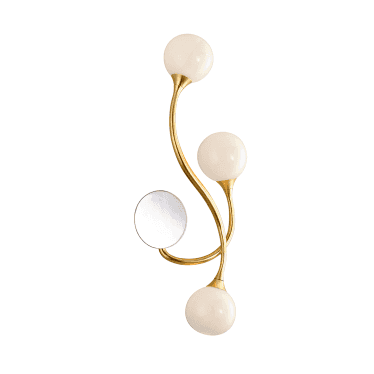 Signature 3 Light Wall Sconce Light - Gold Leaf