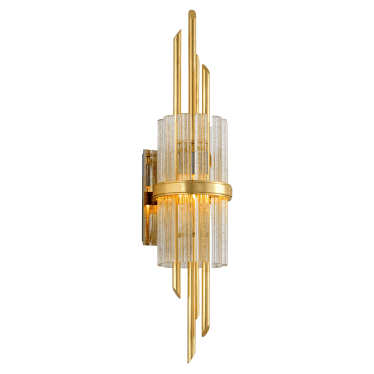 Symphony 1 Light Wall Sconce Light - Gold Leaf