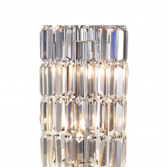 Diyas Diyas IL30070 Torre Crystal 1 Meter Polished Chrome