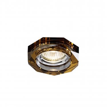 IL30823BZ Crystal Downlight Deep Hexagonal Rim Only Bronze,IL30800 Required To Complete The Item