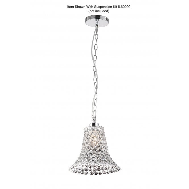 Diyas Diyas IL60010 Kudo Crystal Cone Shade -  Polished Chrome/Crystal - 23cm - Shade Only