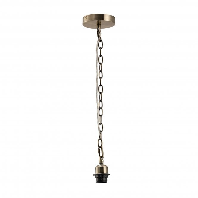 Diyas Diyas IL60016 Kudo Electrical Suspension Kit 1 Light Antique Brass