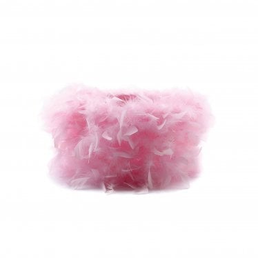 ILS10635 Arqus Feather Shade - Pink 41cm - Shade Only