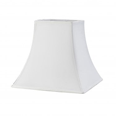 ILS20253 Contessa Square Medium Shade - White 16.5/30.5cm - Shade Only