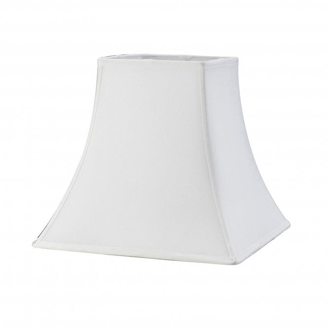 Diyas Diyas ILS20254 Contessa Square Large Shade - White 19/35.5cm - Shade Only