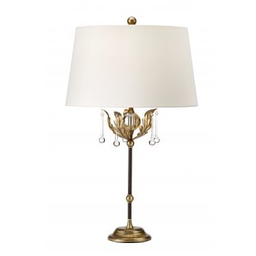 Amarilli 1 Light Table Lamp - Bronze with Gold Patina