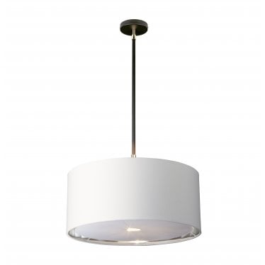 Balance 1 Light Pendant - Black & Polished Nickel