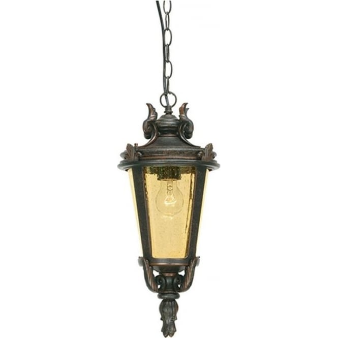 Elstead Lighting Elstead Lighting Baltimore Single Large Chain Lantern - Weathered Bronze