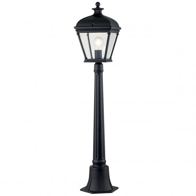 Elstead Lighting Elstead Lighting Bayview Single Medium Pillar Lantern - Black