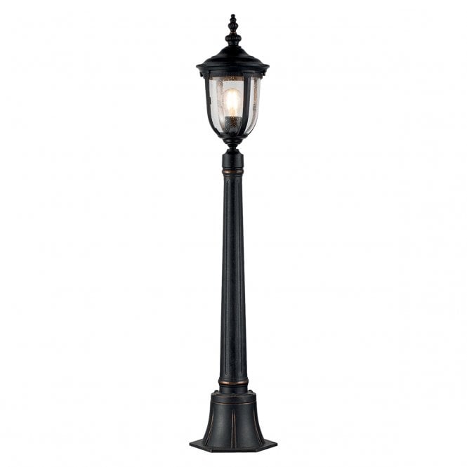 Elstead Lighting Elstead Lighting Cleveland Single Small Pillar Lantern - Weathered Bronze