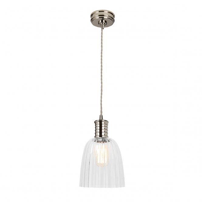 Elstead Lighting Elstead Lighting Douille Single Pendant - Polished Nickel