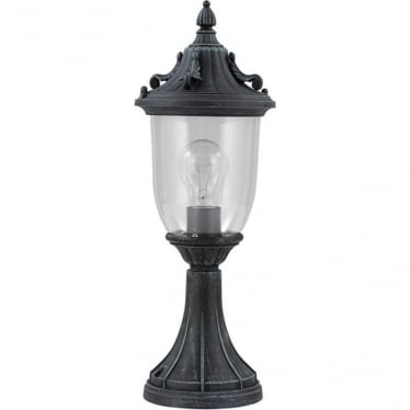 Elkstone Single Pedestal Lantern - Verdigris