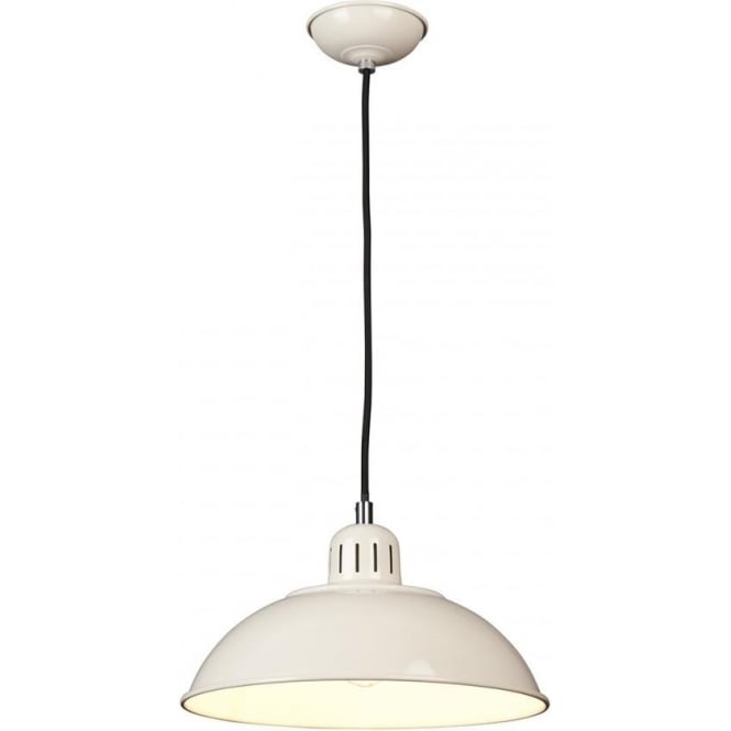 Elstead Lighting Elstead Lighting Franklin Single Pendant - Cream