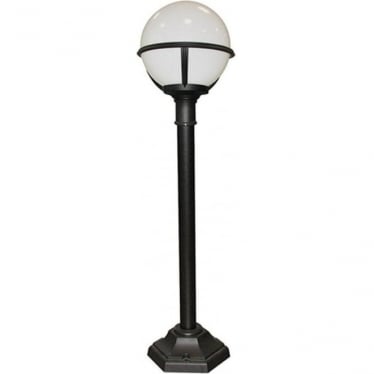 Glenbeigh Single Pillar Lantern - Black