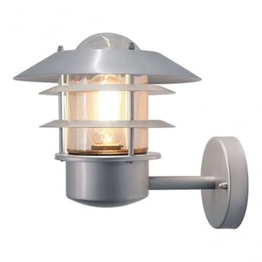 Helsingor Single Wall Lantern - Silver