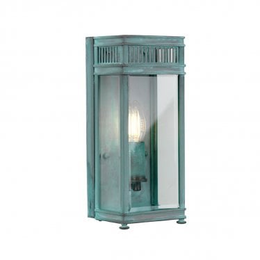 Holborn Single Small Half Lantern - Verdigris