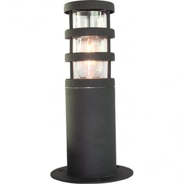 Hornbaek Single Pedestal Lantern - Black