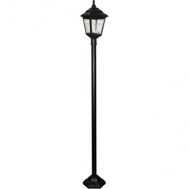 Kerry Single Lamp Post - Black