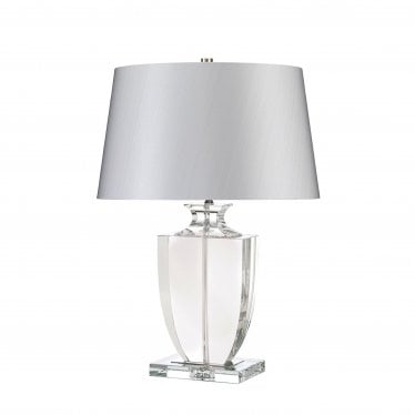 Liona Single Table Lamp - Clear Crystal