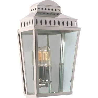 Mansion House Single Wall Lantern - Polished Nickel