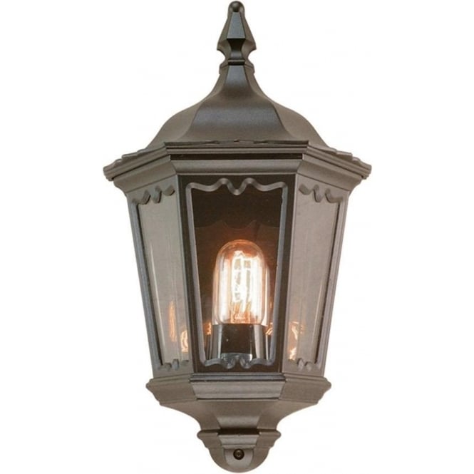 Elstead Lighting Elstead Lighting Medstead Single Half Lantern - Black