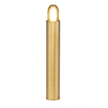 Paignton Single Bollard 700mm - Antique Brass