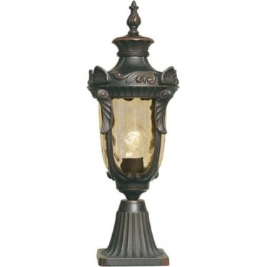 Philadelphia Single Medium Pedestal - Old Bronze