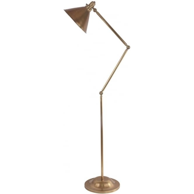 Elstead Lighting Elstead Lighting Provence Single Floor Lamp - Aged Brass