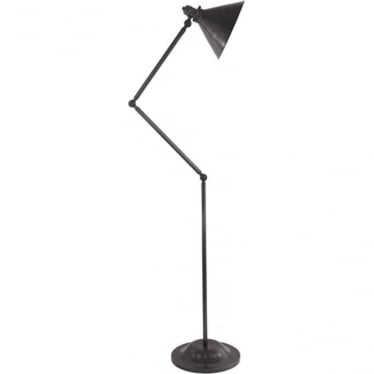 Provence Single Floor Lamp - Old Bronze