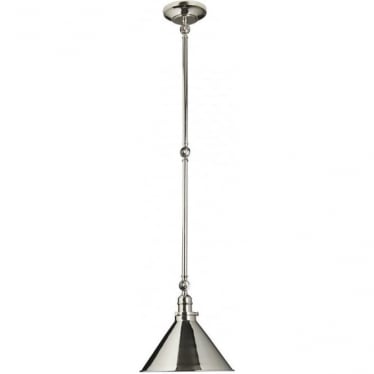 Provence Single Wall Light/Pendant - Polished Nickel