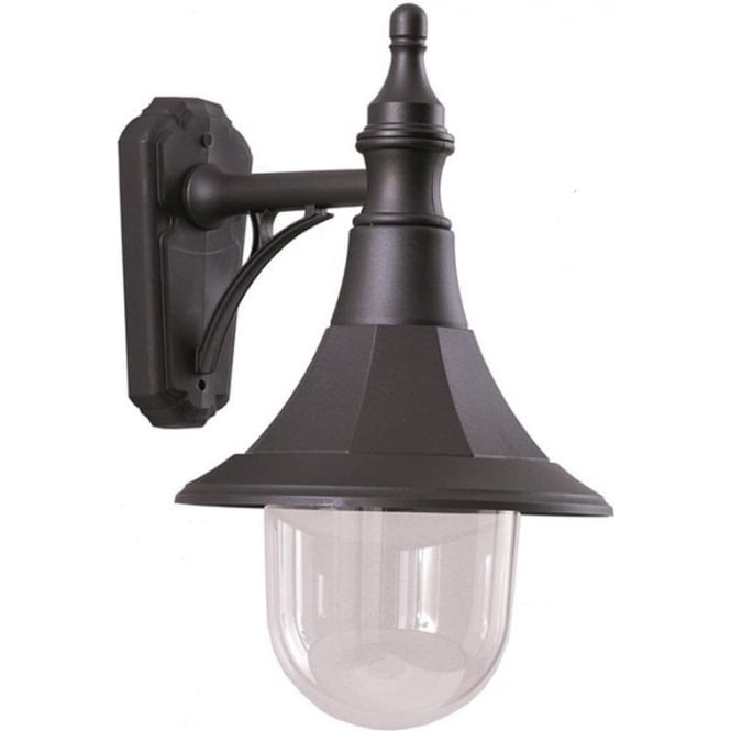 Elstead Lighting Elstead Lighting Shannon Single Down Wall Lantern - Black