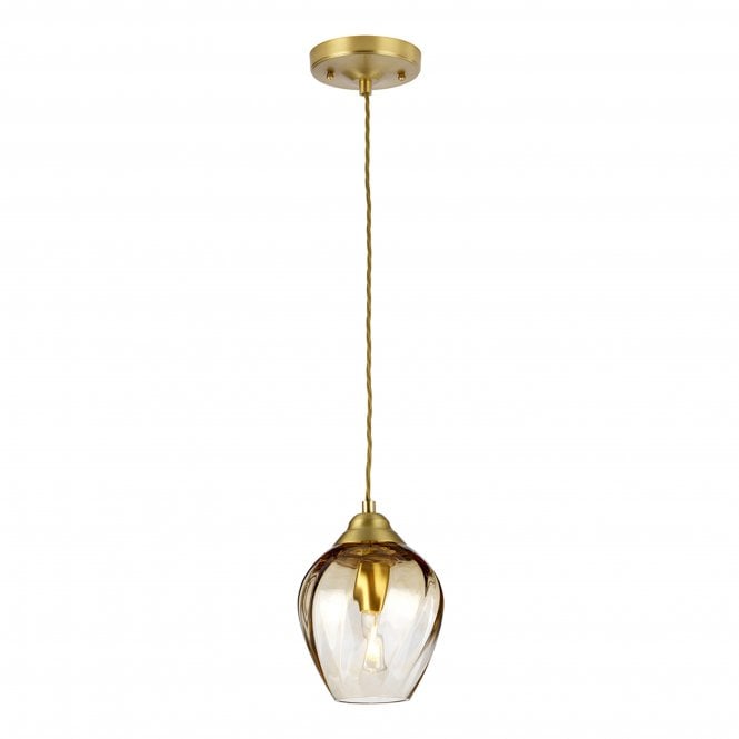 Elstead Lighting Elstead Lighting Tiber Single Pendant - Brushed Brass