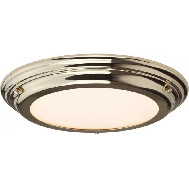 Elstead Lighting Elstead Lighting Welland Single Bathroom Flush Fitting - Polished Brass