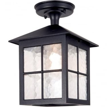 Winchester Single Porch Lantern - Black