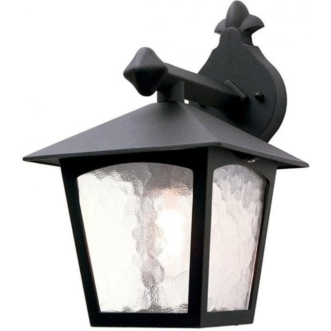 Elstead Lighting Elstead Lighting York Single Wall Down Lantern - Black