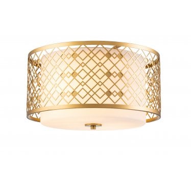 Ziggy 2 Light Medium Flush - Lacquered Gold