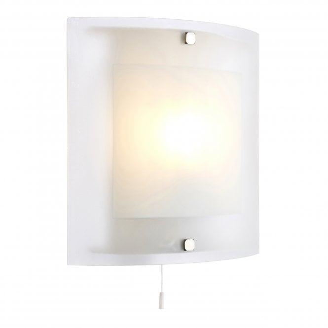 Endon Lighting Endon Lighting Blake Single Light Wall Light  - Clear/Frosted Glass & Chrome Plate