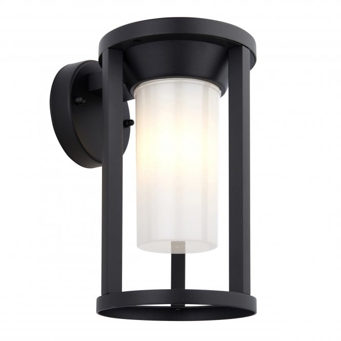 Endon Lighting Endon Lighting Braden Single Light Wall - Textured Black & White Pc