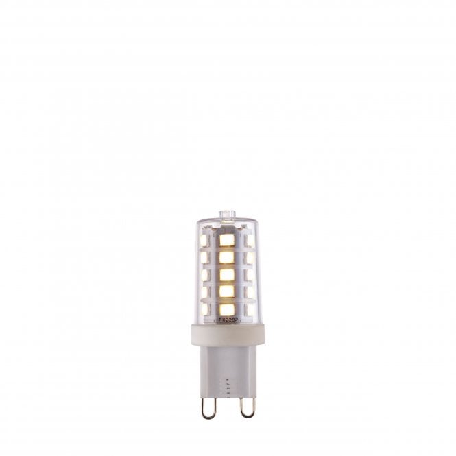 Endon Lighting Endon Lighting G9 LED SMD 3.7W Lamp - 4000K - Dimmable - Clear & White PC