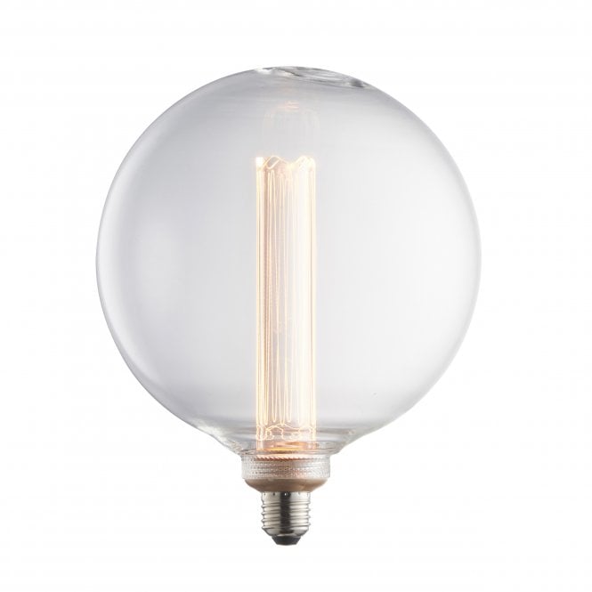 Endon Lighting Endon Lighting Globe Single E27 LED 2.8W Bulb - 2000K - Non-Dimmable - Clear Glass