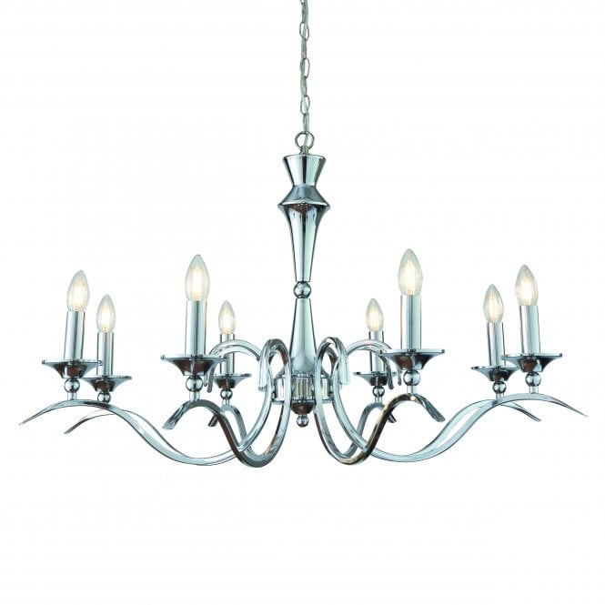 Endon Lighting Endon Lighting Kora 8 Light Pendant - Chrome Plate